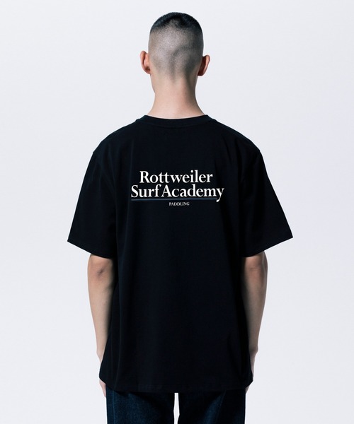ROTTWEILER（ロットワイラー）の「R9 SURF ACADEMY SS TEE（Tシャツ/カットソー・メンズ・ブラック/ホワイト/ネイビー・S/M/L/XL）」の4枚目の写真