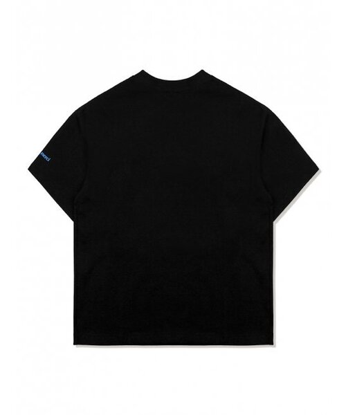 FABULOUS ARCHIVE(ファビュラスアーカイブ)の「ウィメンズ リリス リラックスクロップTシャツ ブラックブルー(FCC2TS385W)(Tシャツ/カットソー・レディース・ブラック・SMALL/MEDIUM)」の4枚目の写真