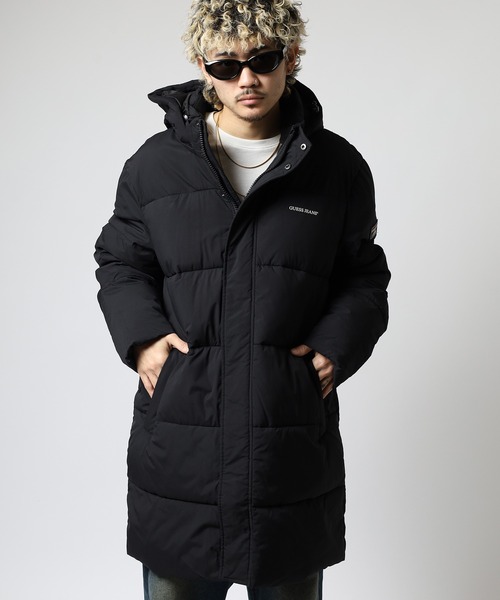 GUESS JEANS(ゲスジーンズ)の「GUESS JEANS ミドル丈パファージャケット(ダウンジャケット/コート・メンズ・ブラック・XL/S/L/M)」の8枚目の写真