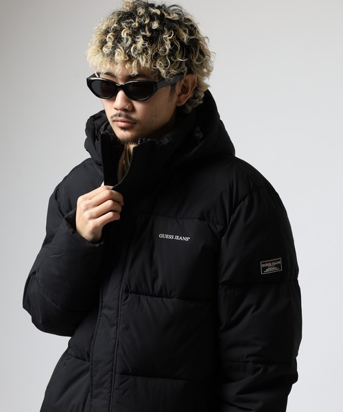 GUESS JEANS(ゲスジーンズ)の「GUESS JEANS ミドル丈パファージャケット(ダウンジャケット/コート・メンズ・ブラック・XL/S/L/M)」の11枚目の写真