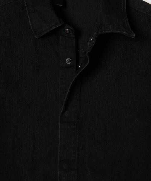 N.HOOLYWOOD COMPILE（N.ハリウッド コンパイル）の「DENIM SHIRT（シャツ/ブラウス・メンズ・ブラック・40/38/36）」の4枚目の写真