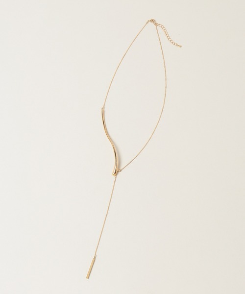 A part by(アパートバイ)の「ウェーブバーネックレスS(ネックレス・レディース・シルバー/ゴールド・FREE)」の10枚目の写真