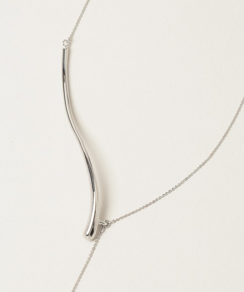 A part by(アパートバイ)の「ウェーブバーネックレスS(ネックレス・レディース・シルバー/ゴールド・FREE)」の11枚目の写真