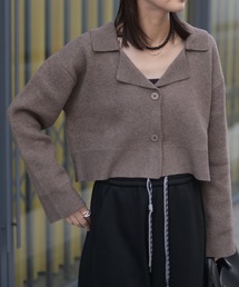 Marient | テーラーカラーニットPO(ニット/セーター)