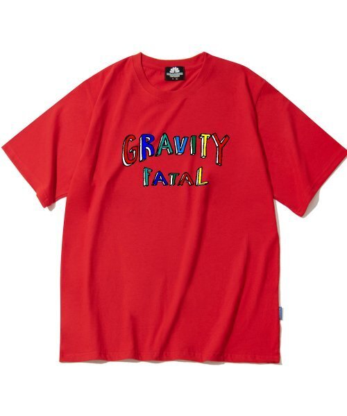 TRIPSHION(トリップション)の「GRAVITY FATAL Tシャツ - レッド(Tシャツ/カットソー・メンズ・その他・LARGE/MEDIUM/X-LARGE)」の1枚目の写真