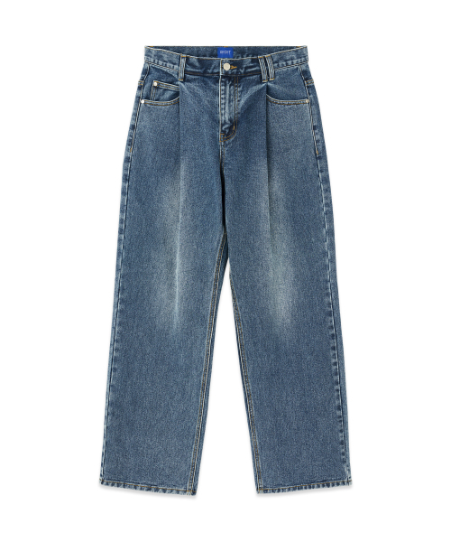 DECET(デケト)の「Deep Pleats Wide Jeans DCPT030Blue(デニムパンツ・レディース・その他・34/32/30/26/28)」の11枚目の写真