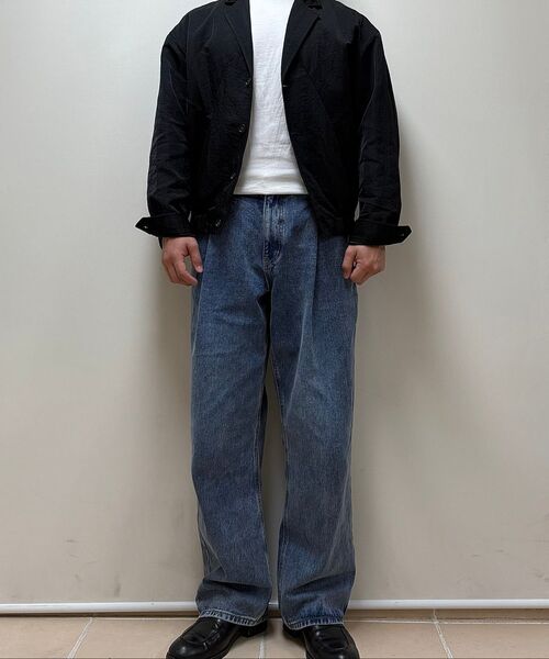 DECET(デケト)の「Deep Pleats Wide Jeans DCPT030Blue(デニムパンツ・レディース・その他・34/32/30/26/28)」の15枚目の写真