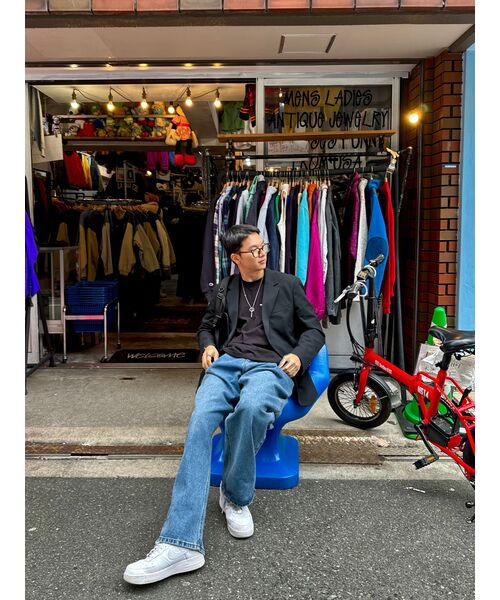 DECET(デケト)の「Deep Pleats Wide Jeans DCPT030Blue(デニムパンツ・レディース・その他・34/32/30/26/28)」の17枚目の写真