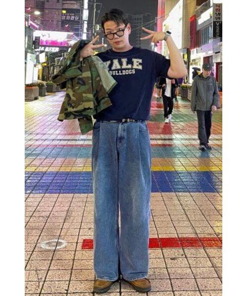 DECET(デケト)の「Deep Pleats Wide Jeans DCPT030Blue(デニムパンツ・レディース・その他・34/32/30/26/28)」の19枚目の写真