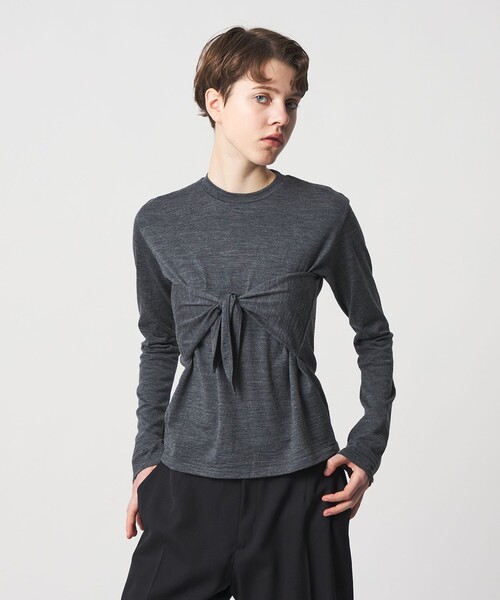 6(ROKU)＞ビスチェ トップス グレー（Tシャツ/カットソー）｜6（ロク