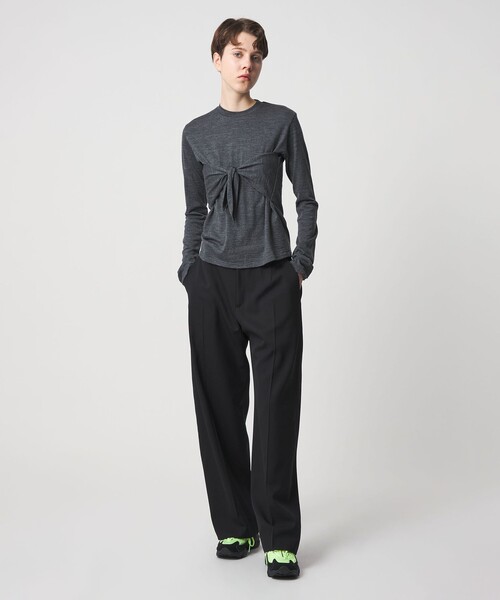 6(ROKU)＞ビスチェ トップス グレー（Tシャツ/カットソー）｜6（ロク