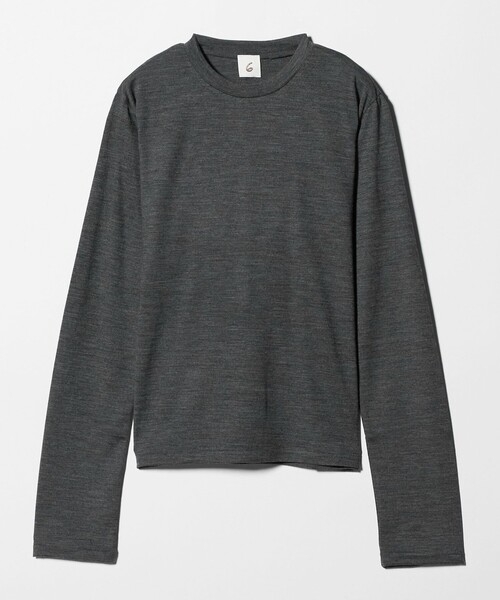 6(ROKU)＞ビスチェ トップス グレー（Tシャツ/カットソー）｜6（ロク