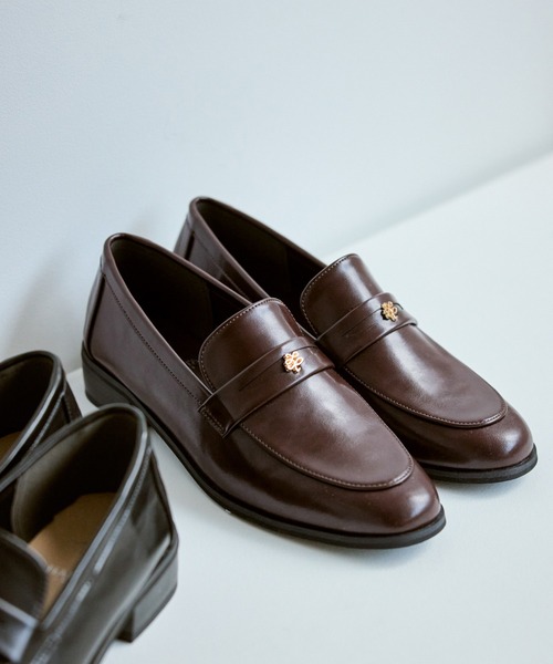 セール】ROPE' PICNIC PASSAGE byHARUTA メタルモチーフローファー