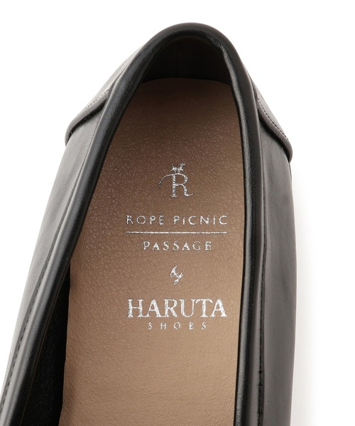 ROPE' PICNIC(ロペピクニック)の「ROPE' PICNIC PASSAGE byHARUTA メタルモチーフローファー(ローファー・レディース・ブラウン系その他/ブラック・23/24.5/24/23.5)」の7枚目の写真