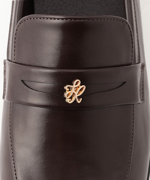 ROPE' PICNIC(ロペピクニック)の「ROPE' PICNIC PASSAGE byHARUTA メタルモチーフローファー(ローファー・レディース・ブラウン系その他/ブラック・23/24.5/24/23.5)」の13枚目の写真