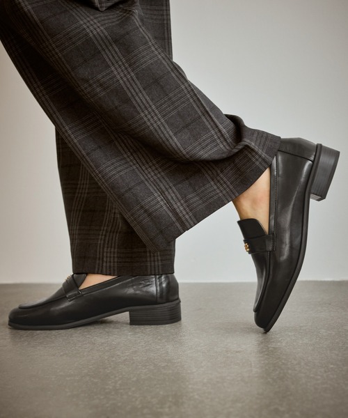 ROPE' PICNIC(ロペピクニック)の「ROPE' PICNIC PASSAGE byHARUTA メタルモチーフローファー(ローファー・レディース・ブラウン系その他/ブラック・23/24.5/24/23.5)」の17枚目の写真