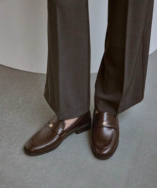 ROPE' PICNIC(ロペピクニック)の「ROPE' PICNIC PASSAGE byHARUTA メタルモチーフローファー(ローファー・レディース・ブラウン系その他/ブラック・23/24.5/24/23.5)」の20枚目の写真