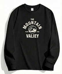 link lot（リンクロット）の「【カラバリ豊富】マウンテンサークル ルーズシルエット フロントロゴ ロンT（Tシャツ/カットソー）」