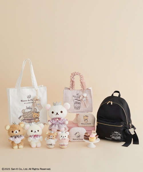 リラックマ ラウンドポーチ（ポーチ）｜Maison de FLEUR（メゾンド