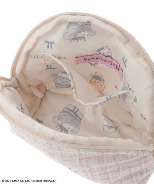 リラックマ ラウンドポーチ　Maison de FLEUR リラックマ ラウンドポーチ（ポーチ）｜Maison de FLEUR（メゾンド