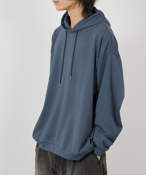 URBAN COLLECTION(アーバンコレクション)の「URBAN COLLECTION エアスムージー 360°ストレッチボックスパーカー(パーカー・メンズ・ベージュ/ブラック/グレー/ブルー・S/M/L/XL)」の20枚目の写真