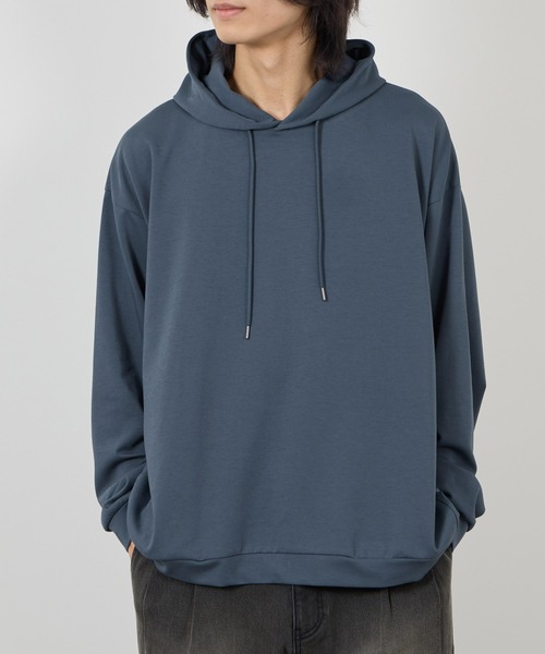 URBAN COLLECTION(アーバンコレクション)の「URBAN COLLECTION エアスムージー 360°ストレッチボックスパーカー(パーカー・メンズ・ベージュ/ブラック/グレー/ブルー・S/M/L/XL)」の21枚目の写真