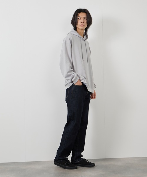 URBAN COLLECTION(アーバンコレクション)の「URBAN COLLECTION エアスムージー 360°ストレッチボックスパーカー(パーカー・メンズ・ベージュ/ブラック/グレー/ブルー・S/M/L/XL)」の17枚目の写真