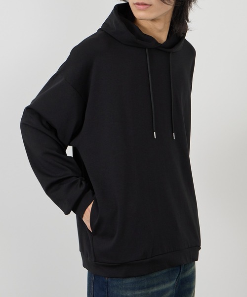 URBAN COLLECTION(アーバンコレクション)の「URBAN COLLECTION エアスムージー 360°ストレッチボックスパーカー(パーカー・メンズ・ベージュ/ブラック/グレー/ブルー・S/M/L/XL)」の8枚目の写真