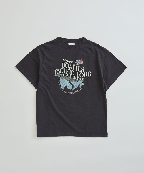 THE SHINZONE（ザ　シンゾーン）の「THE SHINZONE/シンゾーン　ボーティーズツアーTEE　BOATIES TOUR TEE　26MMSCU08（Tシャツ/カットソー・レディース・ブルー/グレー/ホワイト・FREE）」の2枚目の写真