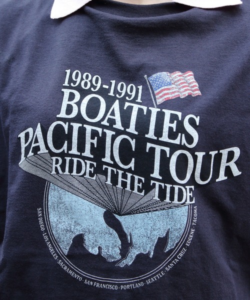 THE SHINZONE(ザ シンゾーン)の「THE SHINZONE/シンゾーン ボーティーズツアーTEE BOATIES TOUR TEE 26MMSCU08(Tシャツ/カットソー・レディース・ブルー/グレー/ホワイト・FREE)」の7枚目の写真