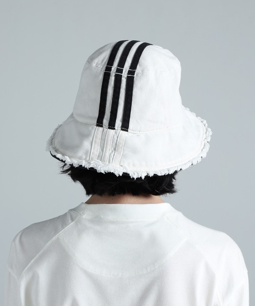 Y-3 STRIPES BUCKET HAT(ニットキャップ/ビーニー)|Y-3(ワイスリー Y-3 STRIPES BUCKET HAT(ニットキャップ/ビーニー)|Y-3(ワイスリー