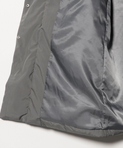 A DAY IN THE LIFE UNITED ARROWS(アデイインザライフユナイテッドアローズ)の「パデッド スタンド ロングコート <A DAY IN THE LIFE>(その他アウター・レディース・グレー系/ブラック/オフホワイト・FREE)」の9枚目の写真