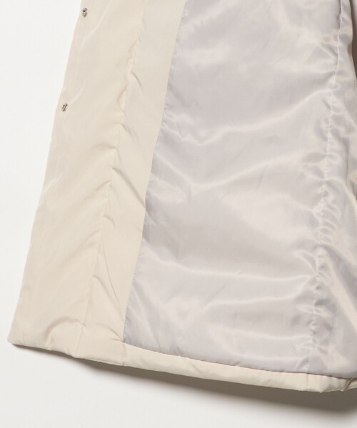 A DAY IN THE LIFE UNITED ARROWS(アデイインザライフユナイテッドアローズ)の「パデッド スタンド ロングコート <A DAY IN THE LIFE>(その他アウター・レディース・グレー系/ブラック/オフホワイト・FREE)」の13枚目の写真