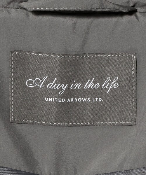 A DAY IN THE LIFE UNITED ARROWS(アデイインザライフユナイテッドアローズ)の「パデッド スタンド ロングコート <A DAY IN THE LIFE>(その他アウター・レディース・グレー系/ブラック/オフホワイト・FREE)」の19枚目の写真