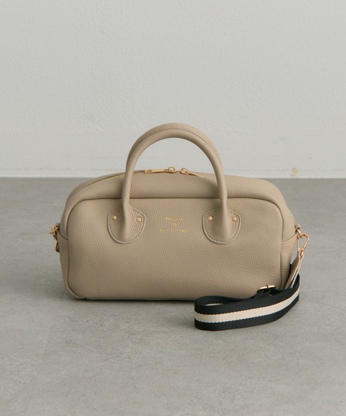 PUAL CE CIN(ピュアルセシン)の「レザー2WAYバッグ(トートバッグ・レディース・ブラック/グレイッシュベージュ・FREE)」の18枚目の写真