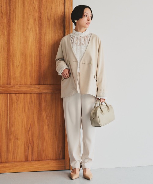 PUAL CE CIN(ピュアルセシン)の「レザー2WAYバッグ(トートバッグ・レディース・ブラック/グレイッシュベージュ・FREE)」の16枚目の写真