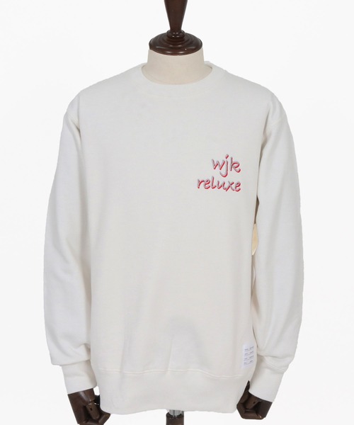 wjk reluxe(ダブルジェーケーリラックス)の「msw1827-heavy sweat pullover トレーナー(WR26S-22)(スウェット・メンズ・ブラック/ホワイト/ネイビー・XL/L/M/S)」の13枚目の写真