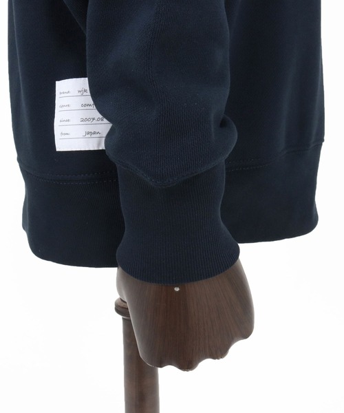 wjk reluxe(ダブルジェーケーリラックス)の「msw1827-heavy sweat pullover トレーナー(WR26S-22)(スウェット・メンズ・ブラック/ホワイト/ネイビー・XL/L/M/S)」の19枚目の写真