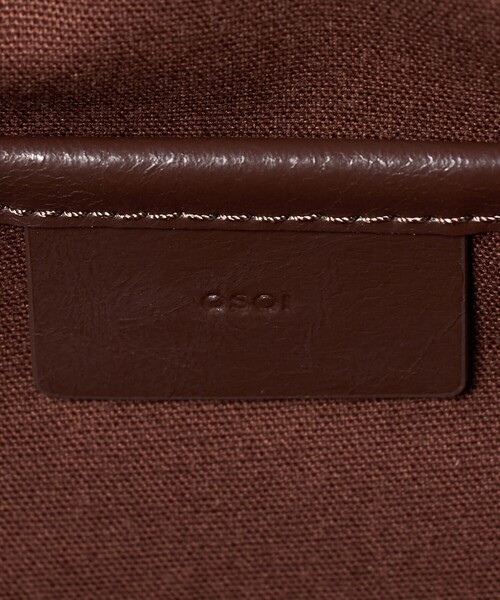 OSOI(オソイ)の「<OSOI>CIRCLE BROT バッグ(ショルダーバッグ・レディース・ブラック/ダークブラウン・FREE)」の10枚目の写真