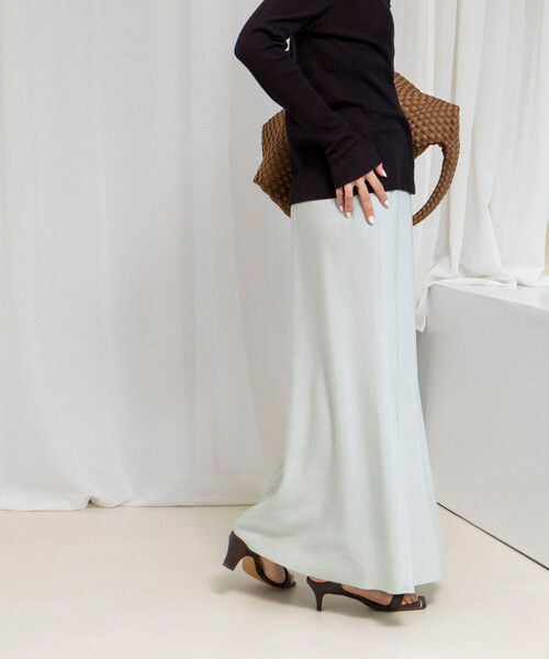 NOLLEY’S（ノーリーズ）の「ウォッシャブルセルロースバイヤススカート（スカート・レディース・ミント/ベージュ/カーキ・1/2）」の20枚目の写真