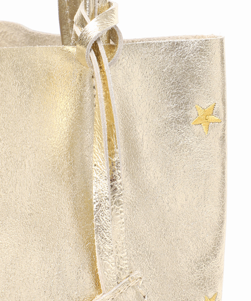 MARLON FIRENZE（マーロンフィレンツェ）の「MARLON/マーロン STARS EMBROIDERED TOTE（トートバッグ・レディース・ゴールド/シルバー・FREE）」の14枚目の写真