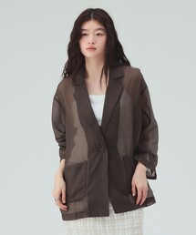 シアー ルーズ ジャケット