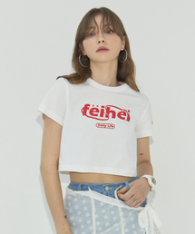 FEIHEI LOGO CROP T-SHIRT WHITE