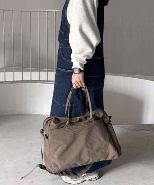 EARTH MADE(アースメイド)の「11POCKET INSIDE PRINT BOSTON(ボストンバッグ・メンズ・ブラック/ブラウン/ダークグレー/サンドベージュ/キャメル/ダークネイビー・FREE)」の16枚目の写真