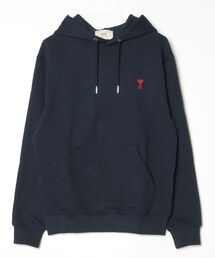 AMI Alexandre Mattiussi（アミアレクサンドルマテュッシ）の「AMI PARIS / アミ パリス Ami de Coeur クール ボクシーフィット パーカー（パーカー）」