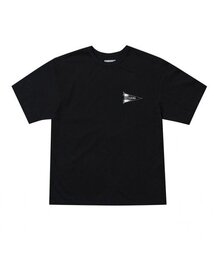 MEN IN JUNGLE（マンインジャングル）の「[MIJ] ペナントTシャツ - ブラック（Tシャツ/カットソー）」