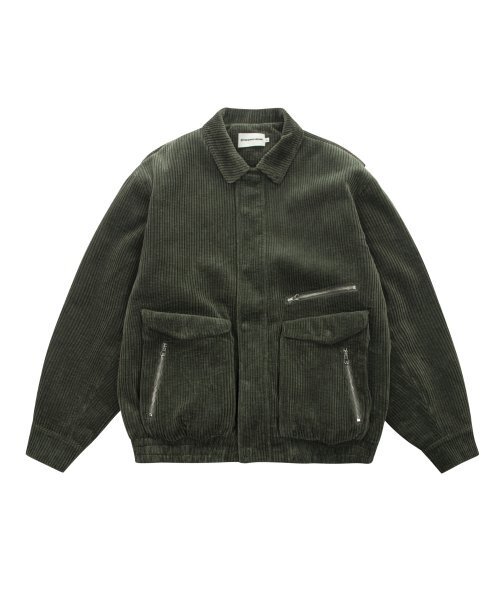 THEVINYLHOUSE(ザバイニルハウス)の「CORDUROY BLOUSON KHAKI (VH2DFUB930A)(ブルゾン・メンズ・その他・S/M/L)」の1枚目の写真