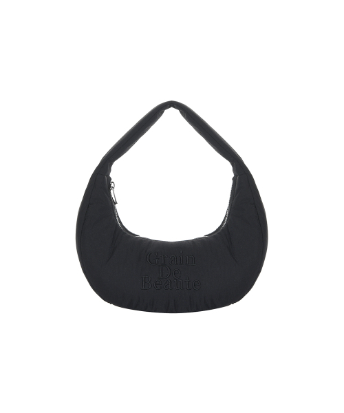 GRAIN DE BEAUTE（グランデボーテ）の「BORSA HOBO M [BLACK]（ショルダーバッグ・レディース・ブラック・M）」の2枚目の写真