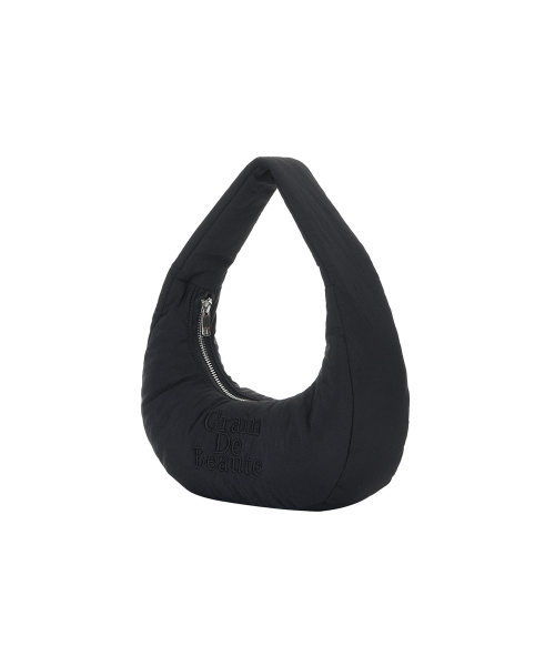 GRAIN DE BEAUTE（グランデボーテ）の「BORSA HOBO M [BLACK]（ショルダーバッグ・レディース・ブラック・M）」の3枚目の写真