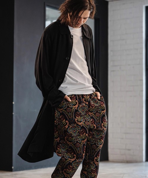 CAMBIO（カンビオ）の「mj11353-Rayon Linen Soutien Collar Shirt Coat シャツコート(S63626cmb)（ステンカラーコート・メンズ・ブラック/ベージュ/キナリ・S/M/L）」の16枚目の写真